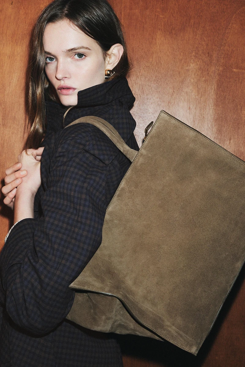 MAXI CITY LEATHER BAG