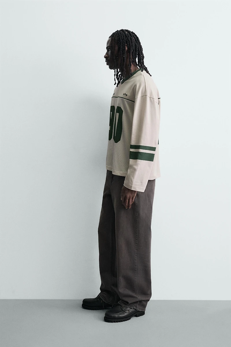 AMERICAN FOOTBALL PRINT T-SHIRT