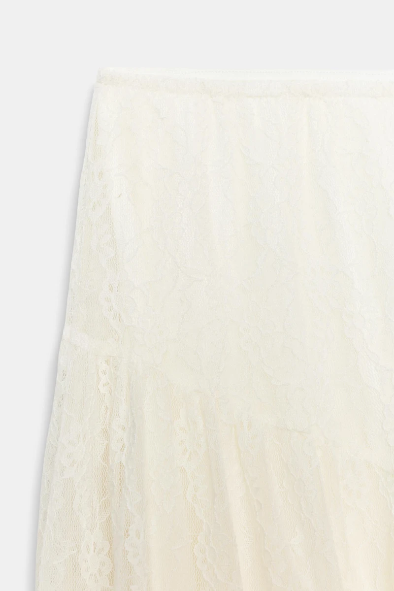 COMBINATION LACE SKIRT