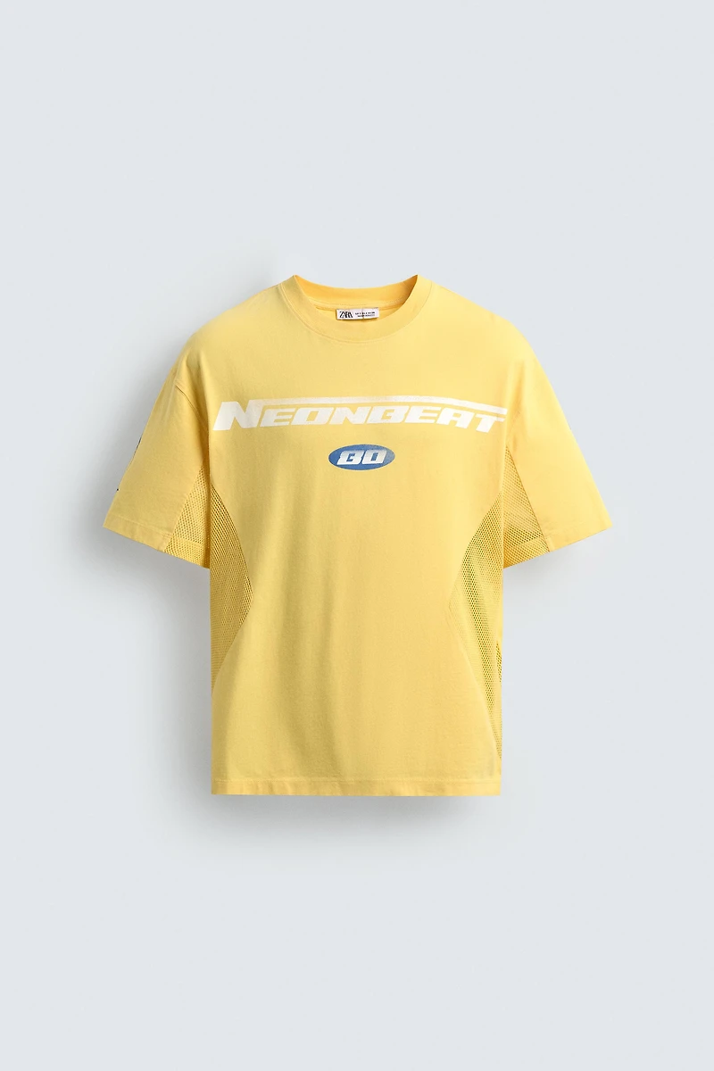COMBINATION TEXT T-SHIRT