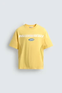 COMBINATION TEXT T-SHIRT