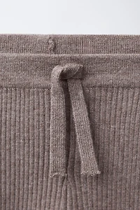 LEGGING EN MAILLE CÔTELÉE
