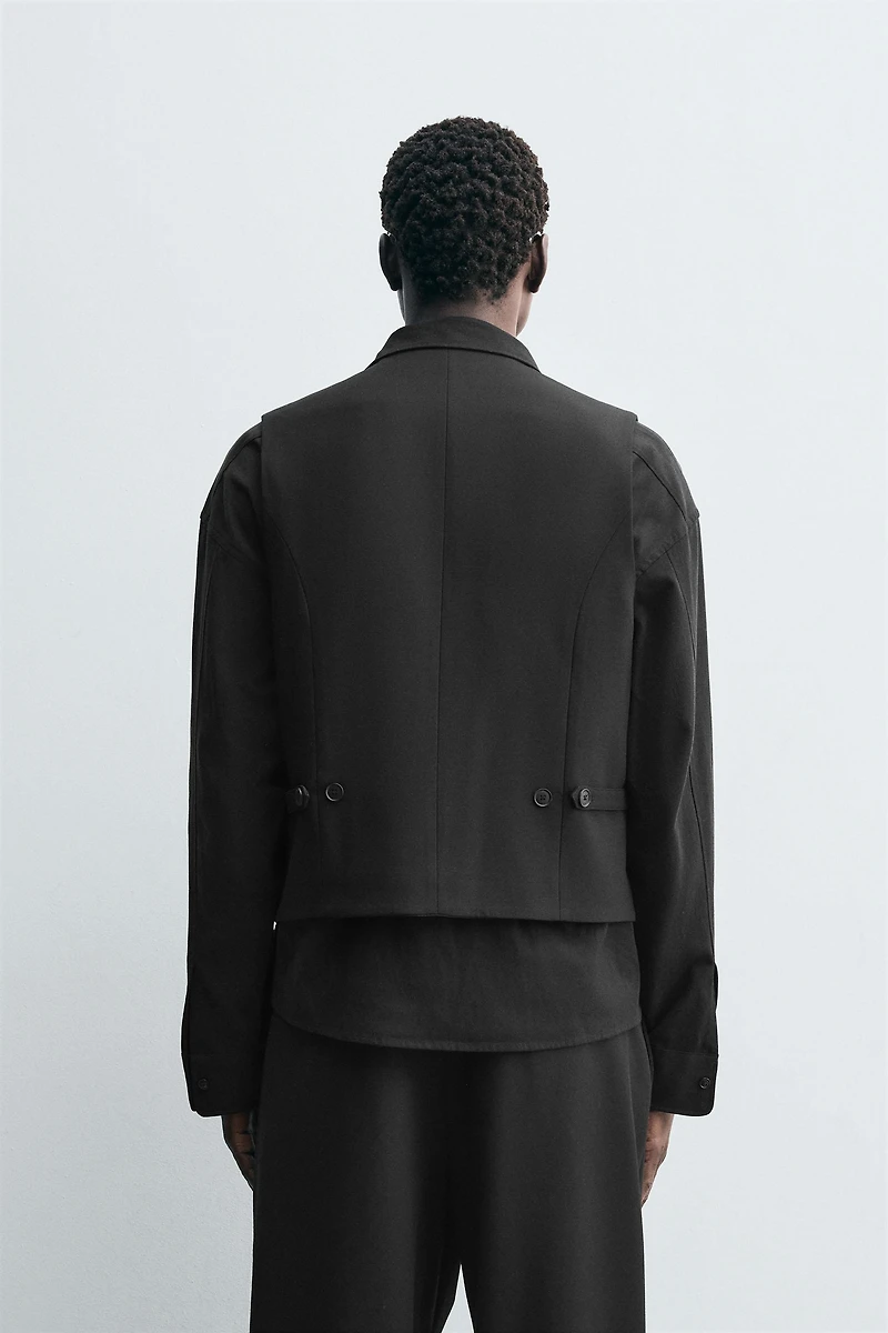 GILET DE COSTUME STRUCTURÉ