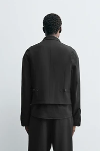 GILET DE COSTUME STRUCTURÉ