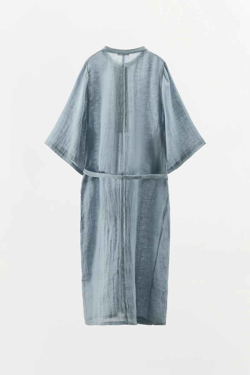 LIMITED EDITION LINEN SHIRT DRESS