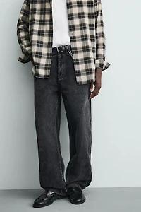 BAGGY FIT CORDUROY PANTS WITH TWISTED SEAMS