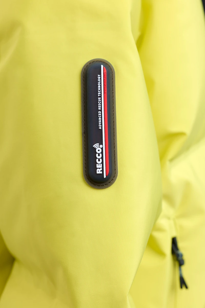 DOUDOUNE 80% DUVET ET 20% PLUMES CAPUCHE DÉTACHABLE WATER RESISTANT COUPE-VENT SYSTÈME RECCO® COLLECTION SKI