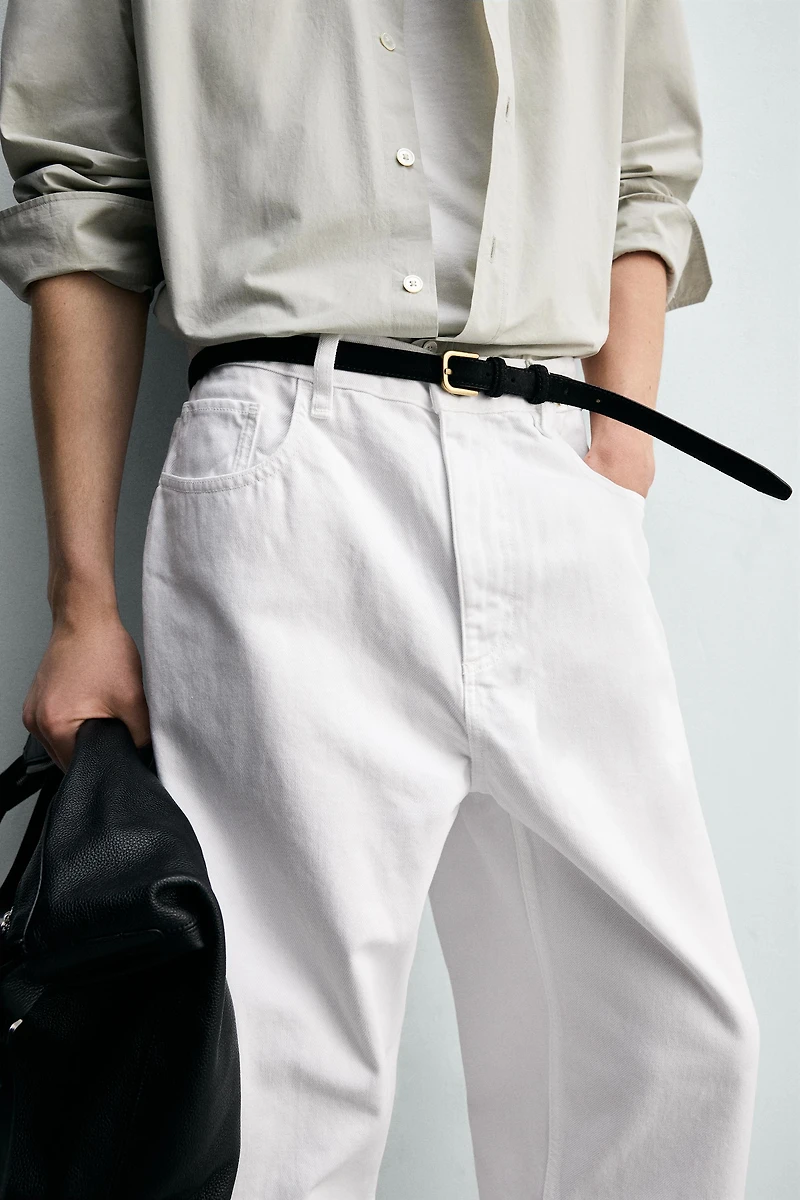 TAPERED WIDE FIT JEANS