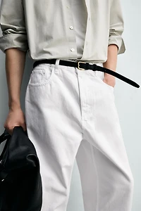 TAPERED WIDE FIT JEANS