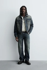 CROPPED FIT DENIM JACKET