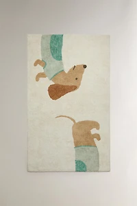 TAPIS ENFANT COTON CHIEN