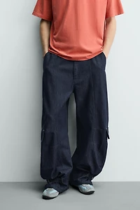 PANTALON CARGO À PASSANTS