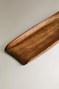 ACACIA WOOD DUSTPAN AND BRUSH SET (SET OF 2)