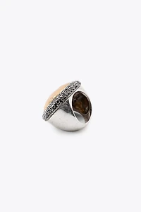 GLITTER TEXTURE MAXI RING