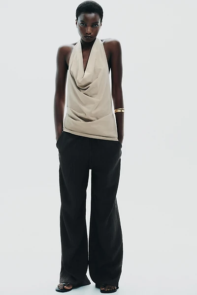 TEXTURED WEAVE PANTS