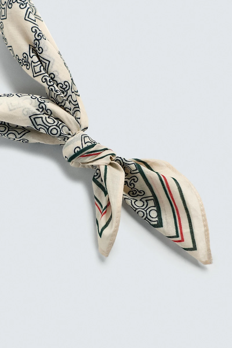 BANDANA IMPRIMÉ GÉOMÉTRIQUE