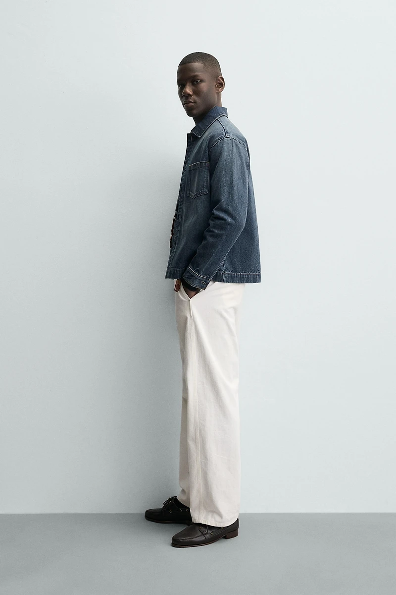 WASHED DENIM SHIRT