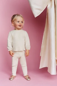 LEGGING POINTELLE EN COTON
