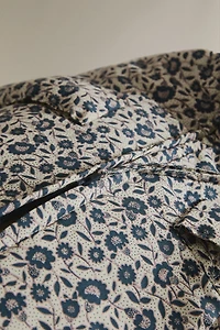 FLORAL COTTON DIAPER BAG