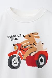 T-SHIRT À IMPRIMÉ ANIMAUX