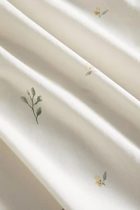 DRAP DE DESSUS IMPRIMÉ FEUILLES