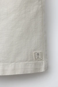 COTTON ELASTIC WAIST SHORTS