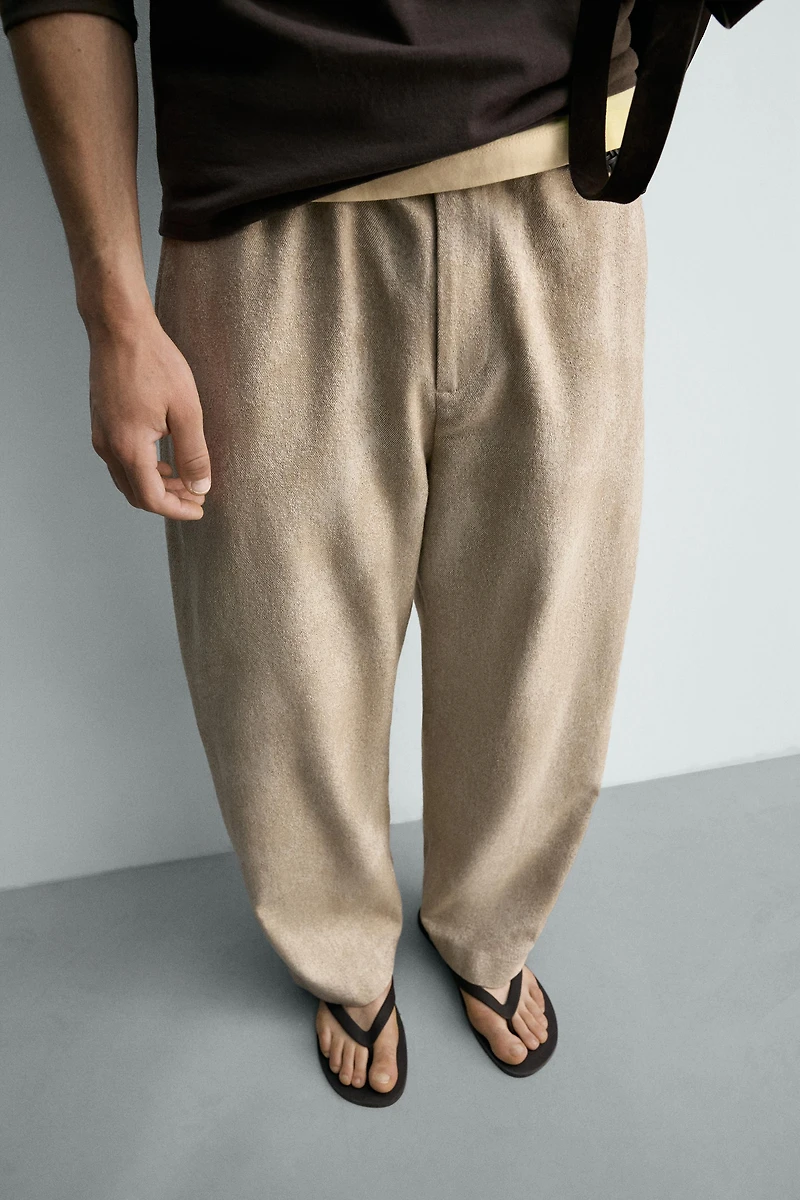 PANTALON CHINO RELAXED FIT JACQUARD