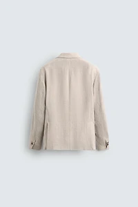 BLAZER DE COSTUME 100 % LIN