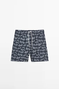 Printed swimming trunks