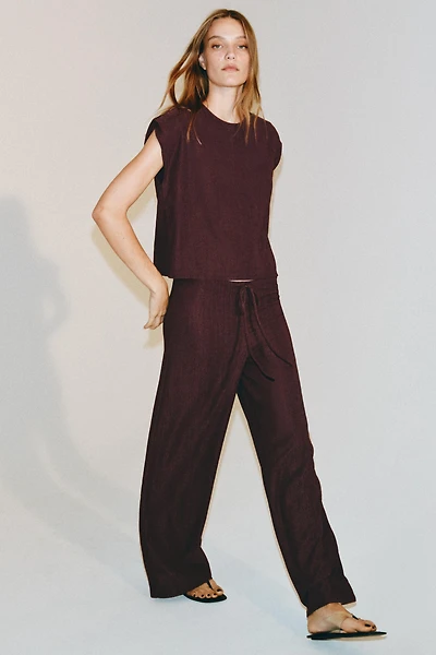 PANTALON RUSTIQUE DROIT