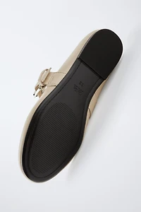 BUCKLE BALLET FLATS