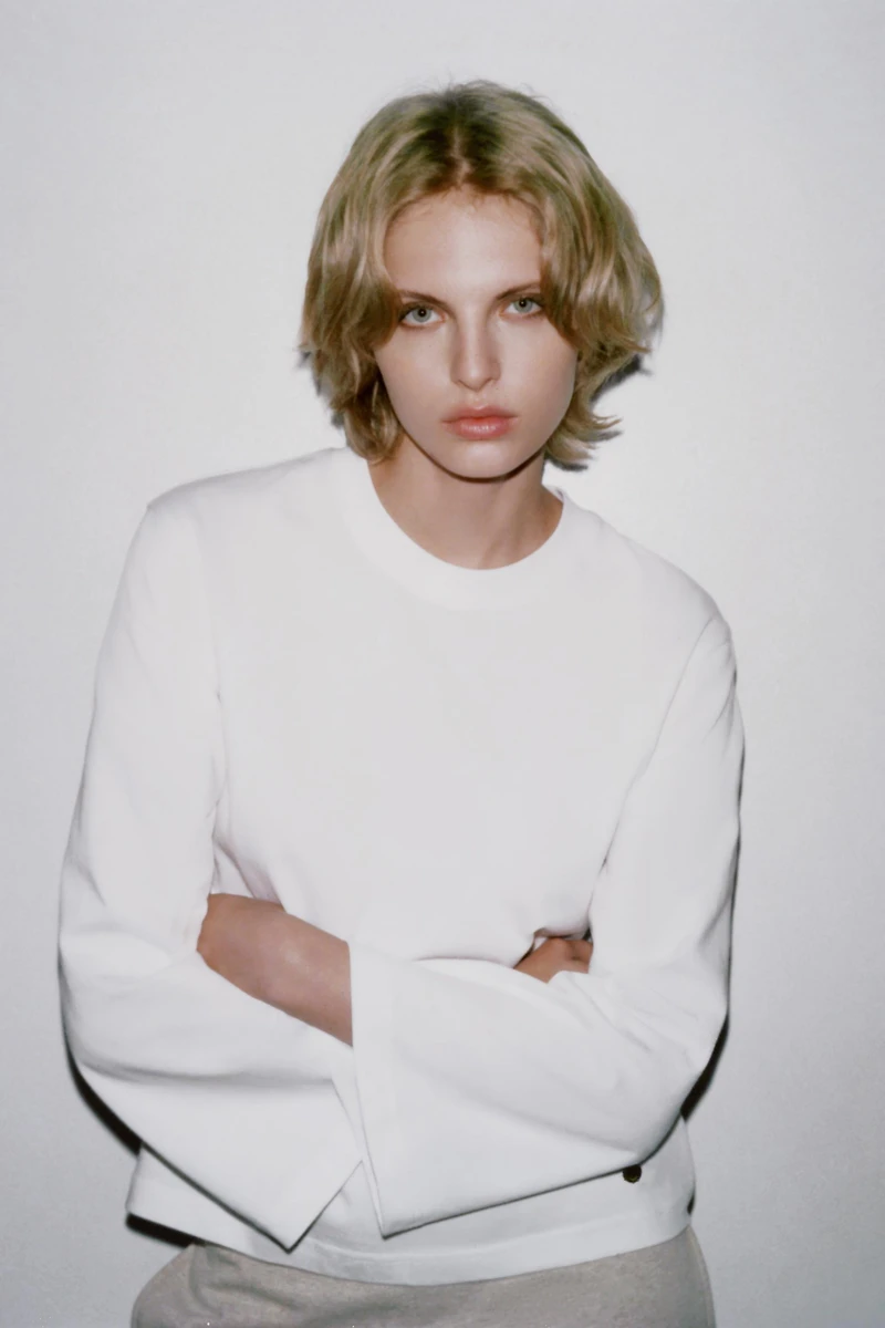 LONG SLEEVE T-SHIRT WITH LABEL