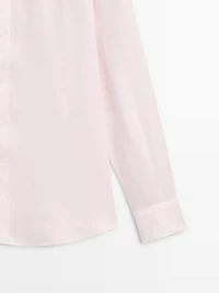 100% linen slim fit shirt