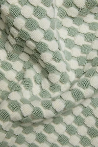 TEXTURED COTTON BATH TOWEL