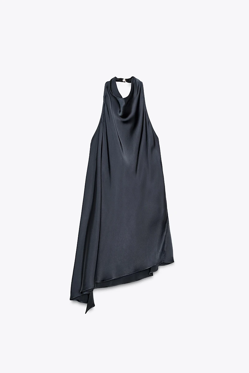 ZW COLLECTION SATIN HALTER TOP