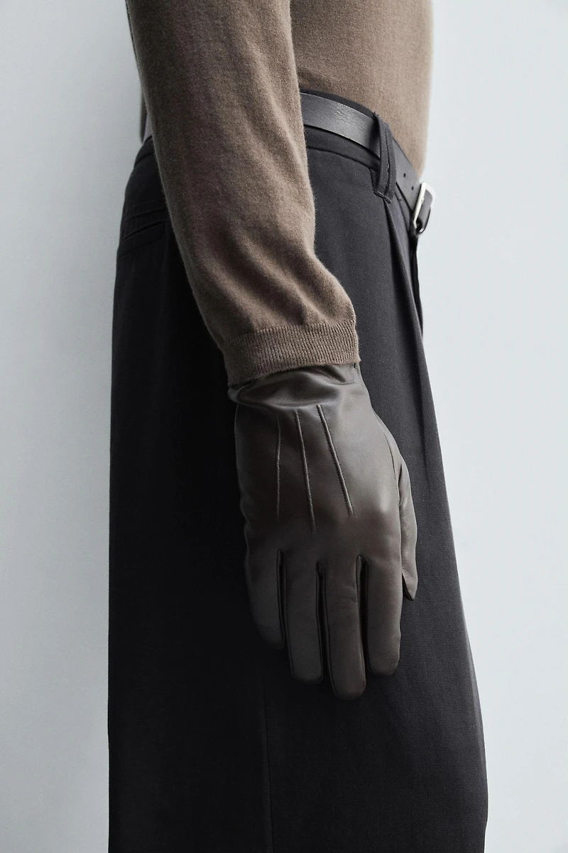 BASIC LEATHER GLOVES