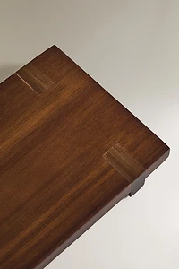 RECTANGULAR DECORATIVE WOODEN TRAY
