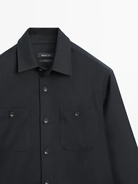 Surchemise en flanelle 100 % laine