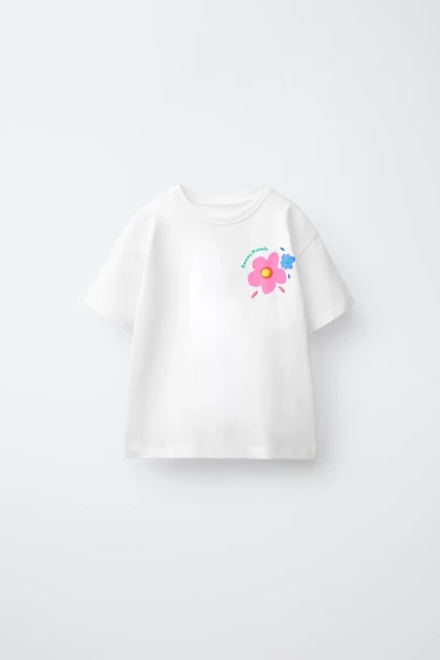 T-SHIRT IMPRIMÉ FLEURS