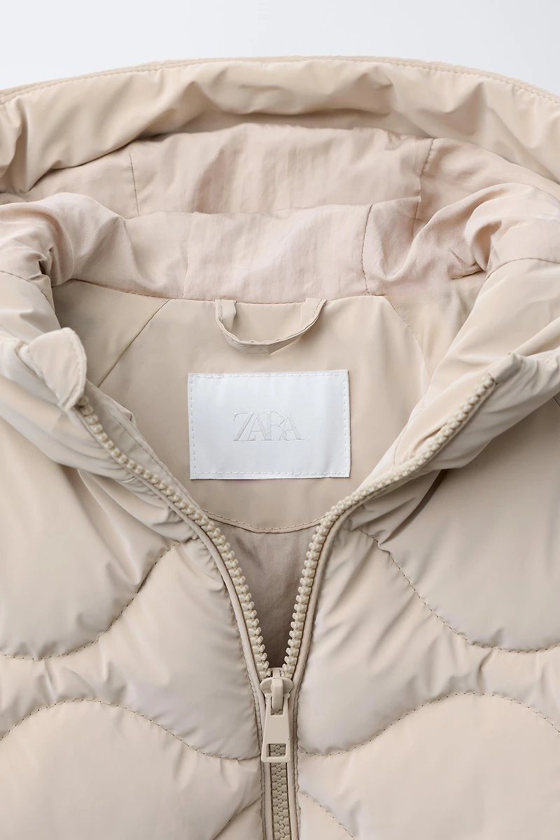 VESTE REMBOURRÉE EFFET GOMMÉ