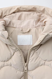VESTE REMBOURRÉE EFFET GOMMÉ