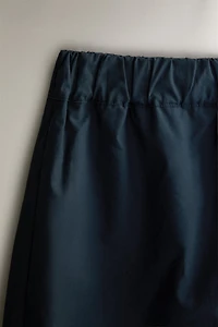 COTTON POPLIN SHORTS