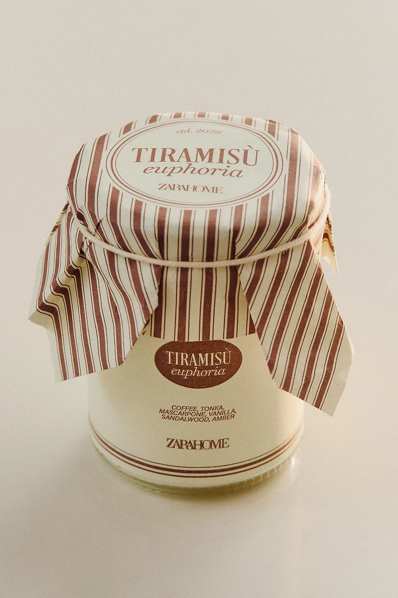(130 G) TIRAMISU EUPHORIA SCENTED CANDLE
