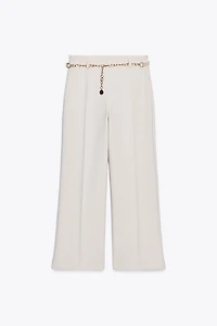 PANTALON LONGUEUR 7/8 CEINTURE CHAÎNE