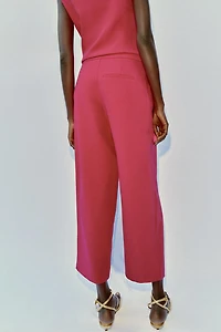 PLEATED TAPERED PANTS