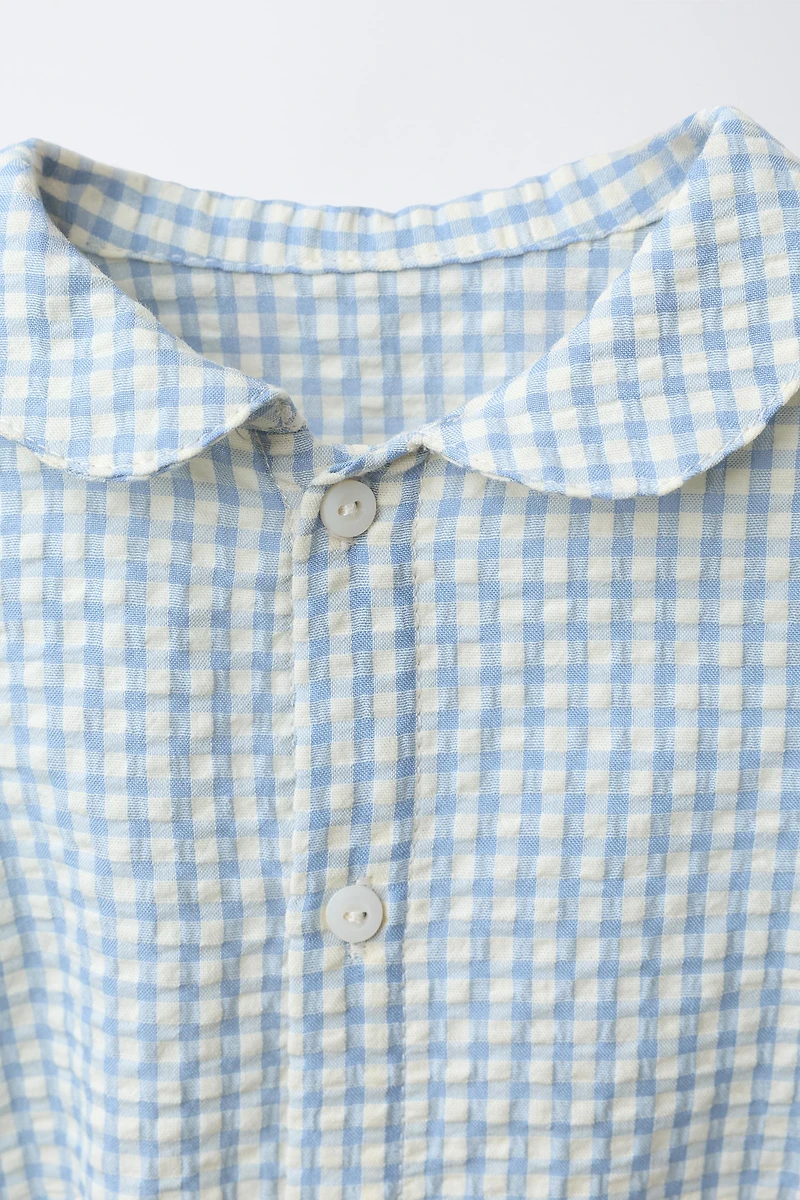 GINGHAM BODYSUIT