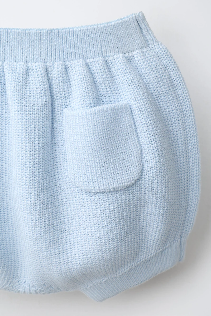 BLOOMER EN MAILLE À POCHE