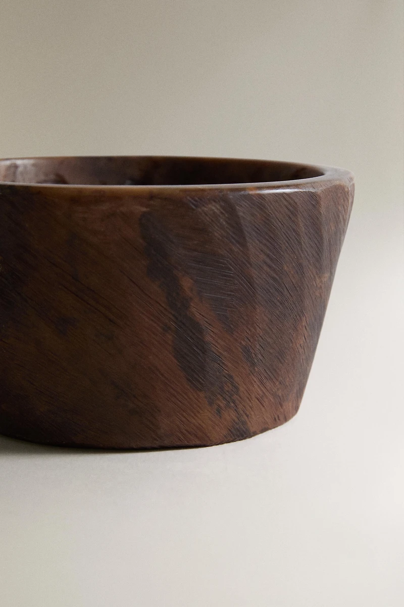 DECORATIVE STONE BOWL