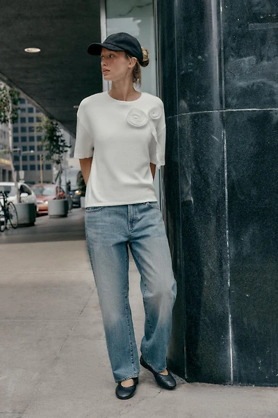 T-SHIRT SOFT FLEUR