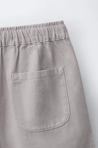 SHORT AVEC LIN ET COTON